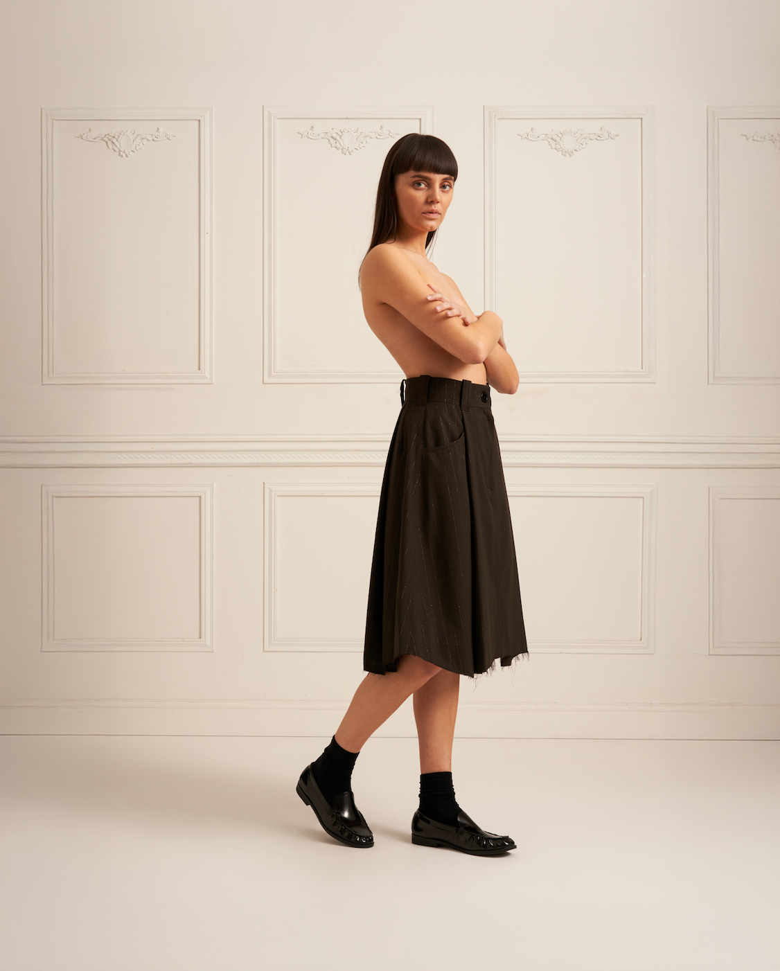 ARISO- Tailored Army Skirt