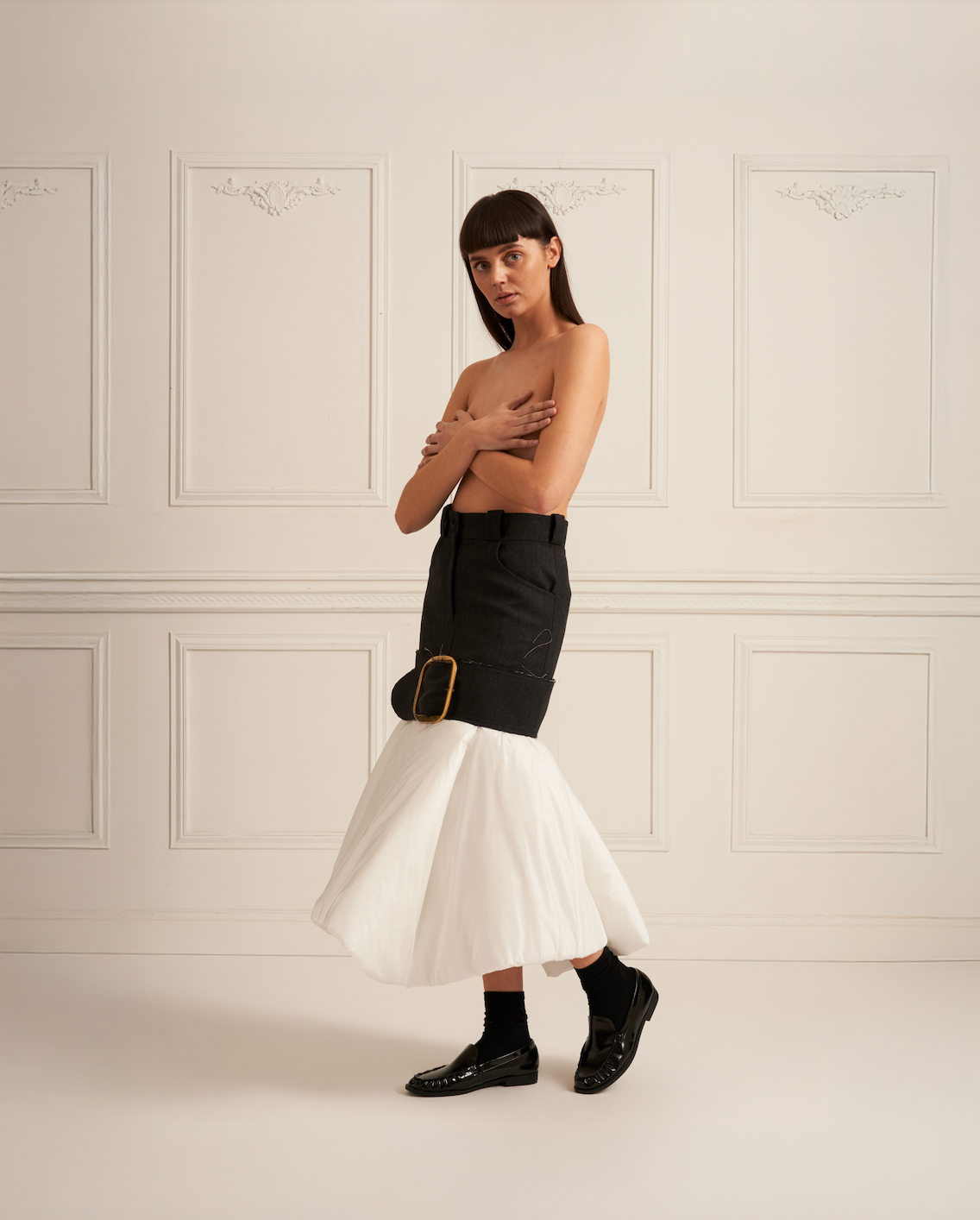 ARISO- Puffy Couture Skirt