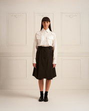ARISO- White Army Shirt